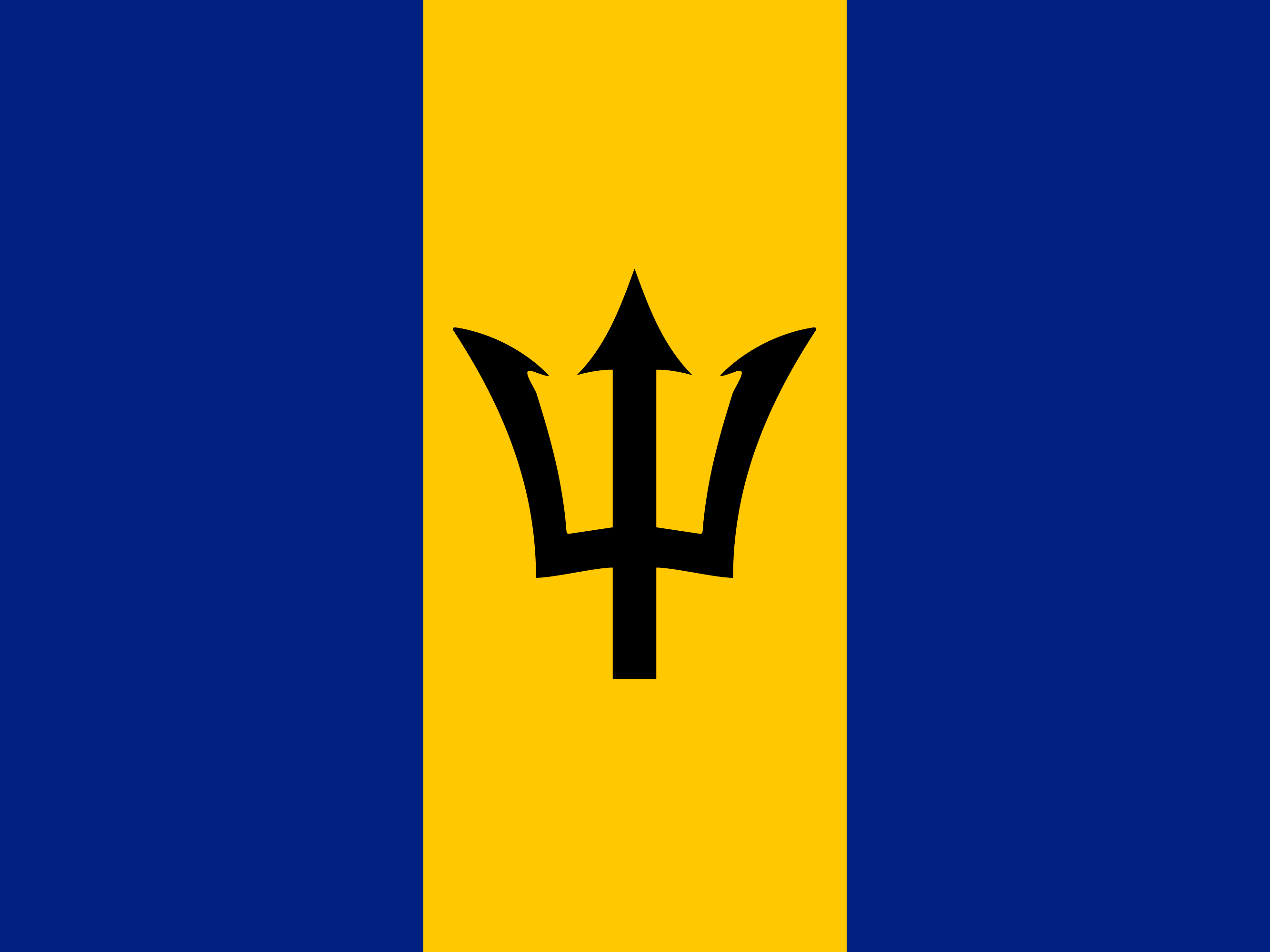 Barbados bayrağı