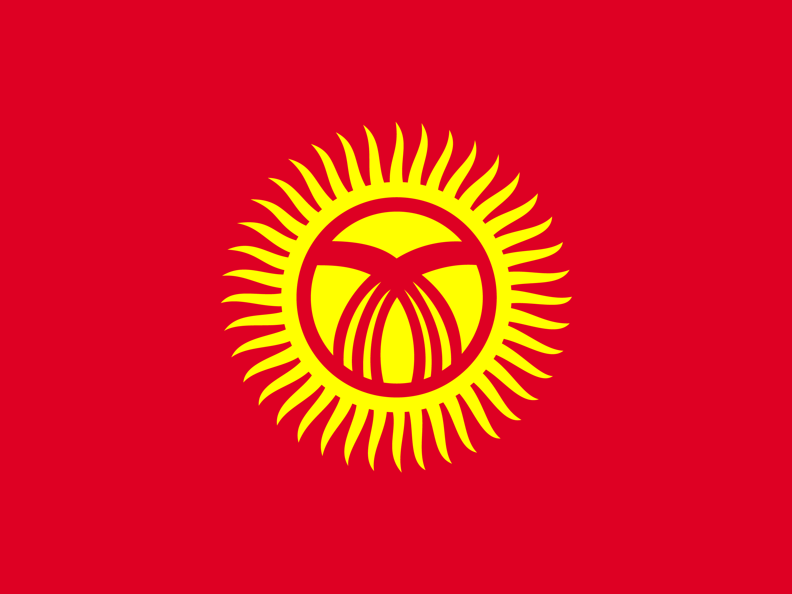 Kırgızistan bayrağı