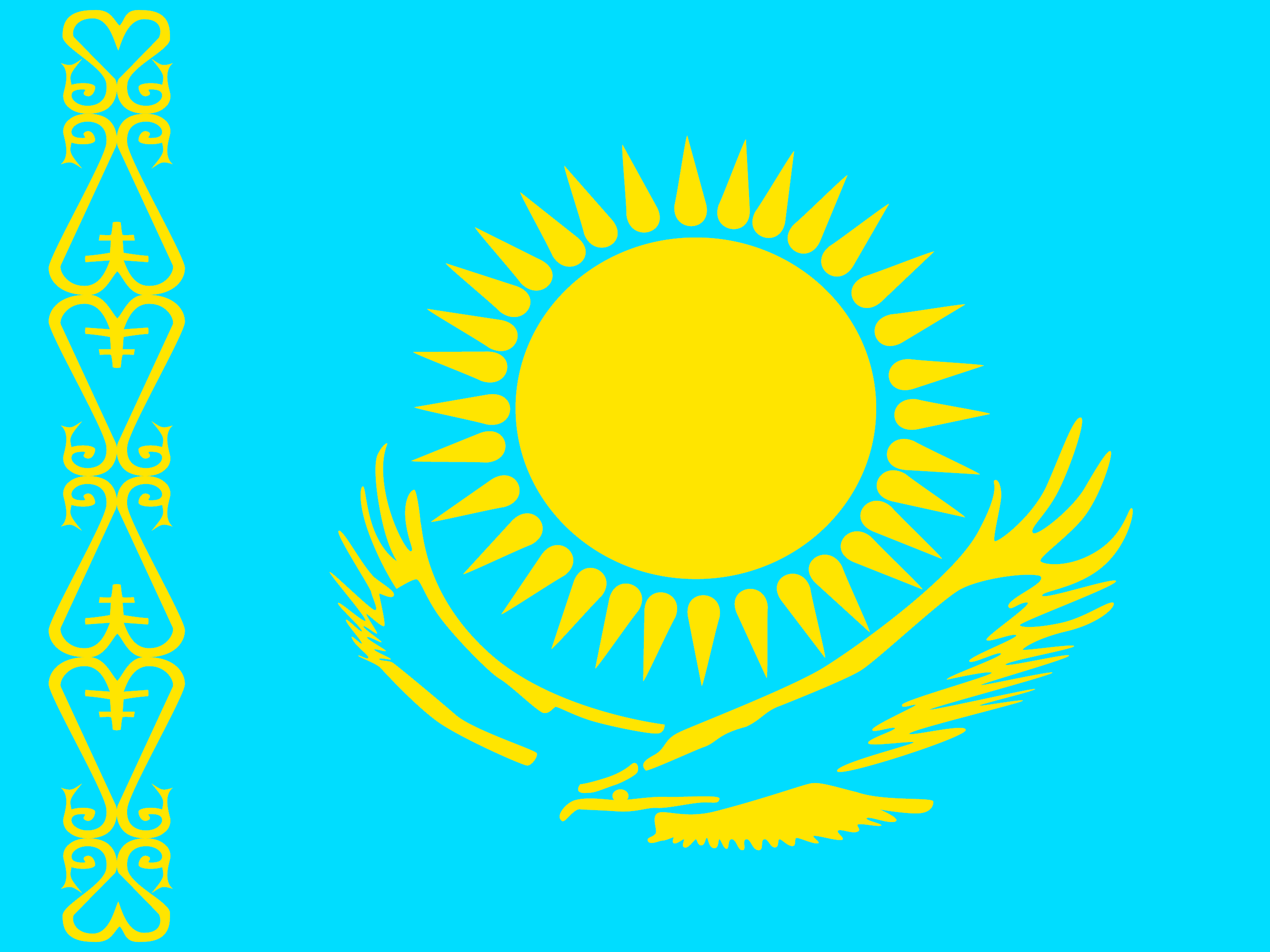 Kazakistan bayrağı