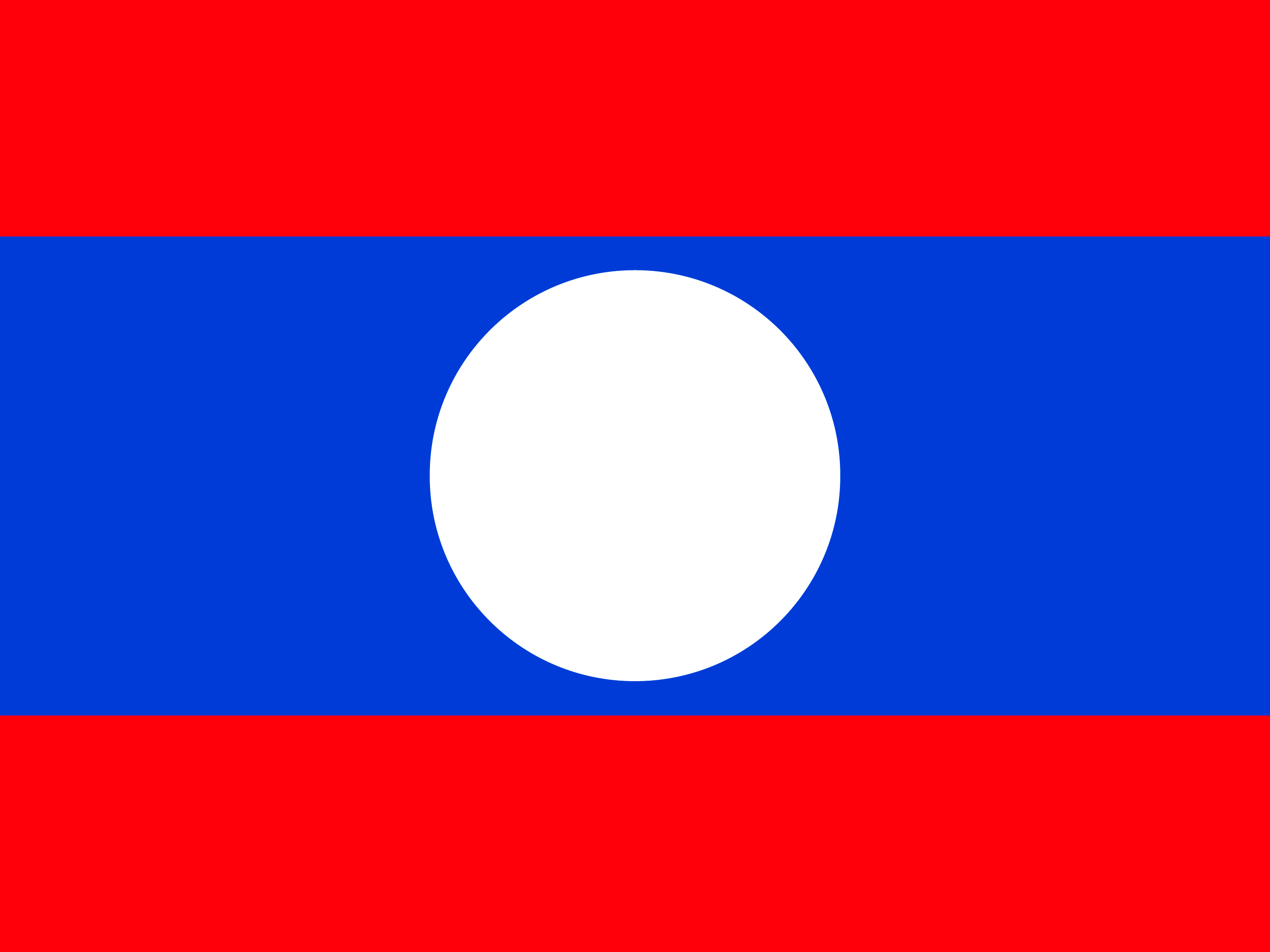 Laos bayrağı