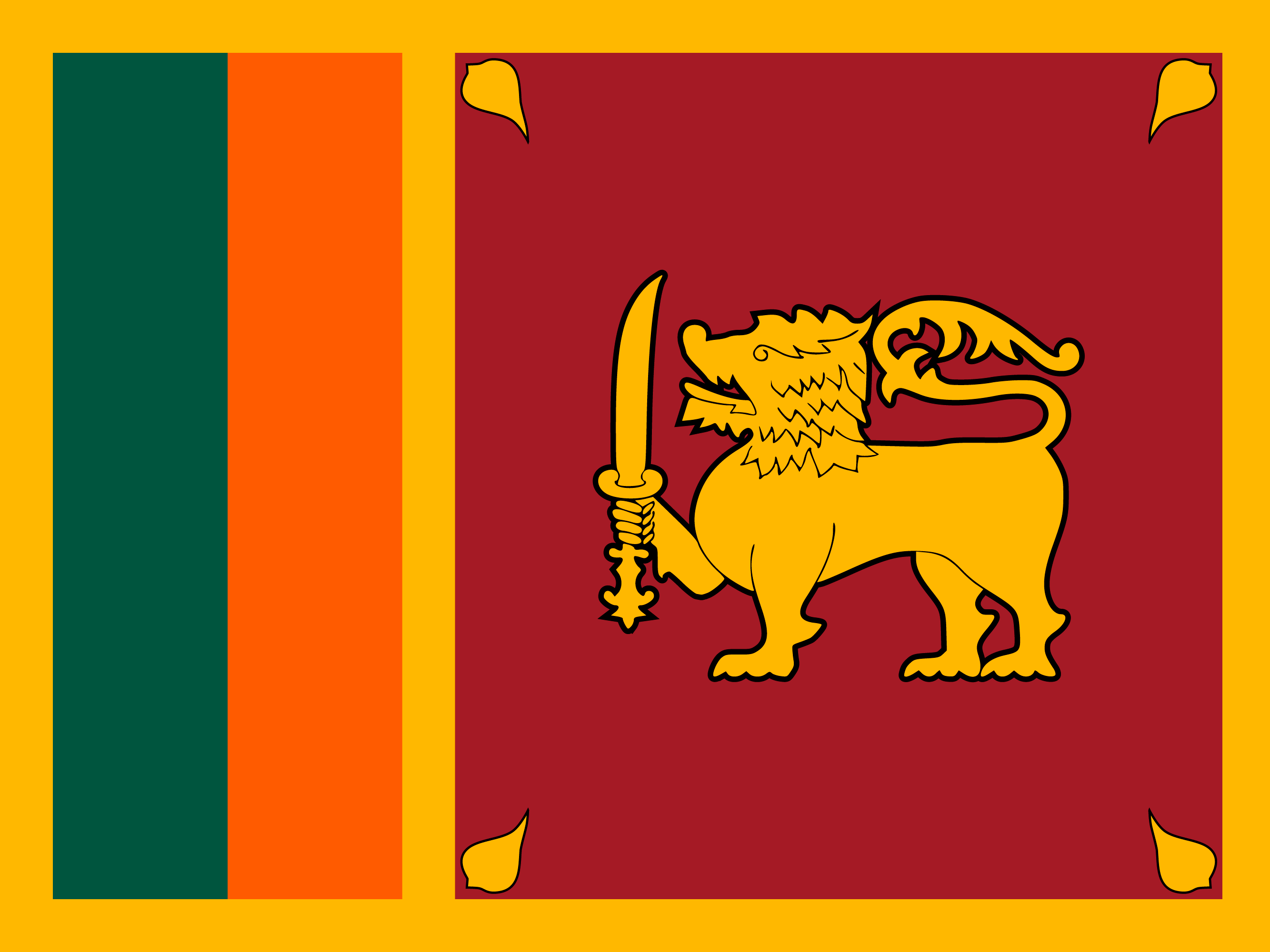 Sri Lanka bayrağı