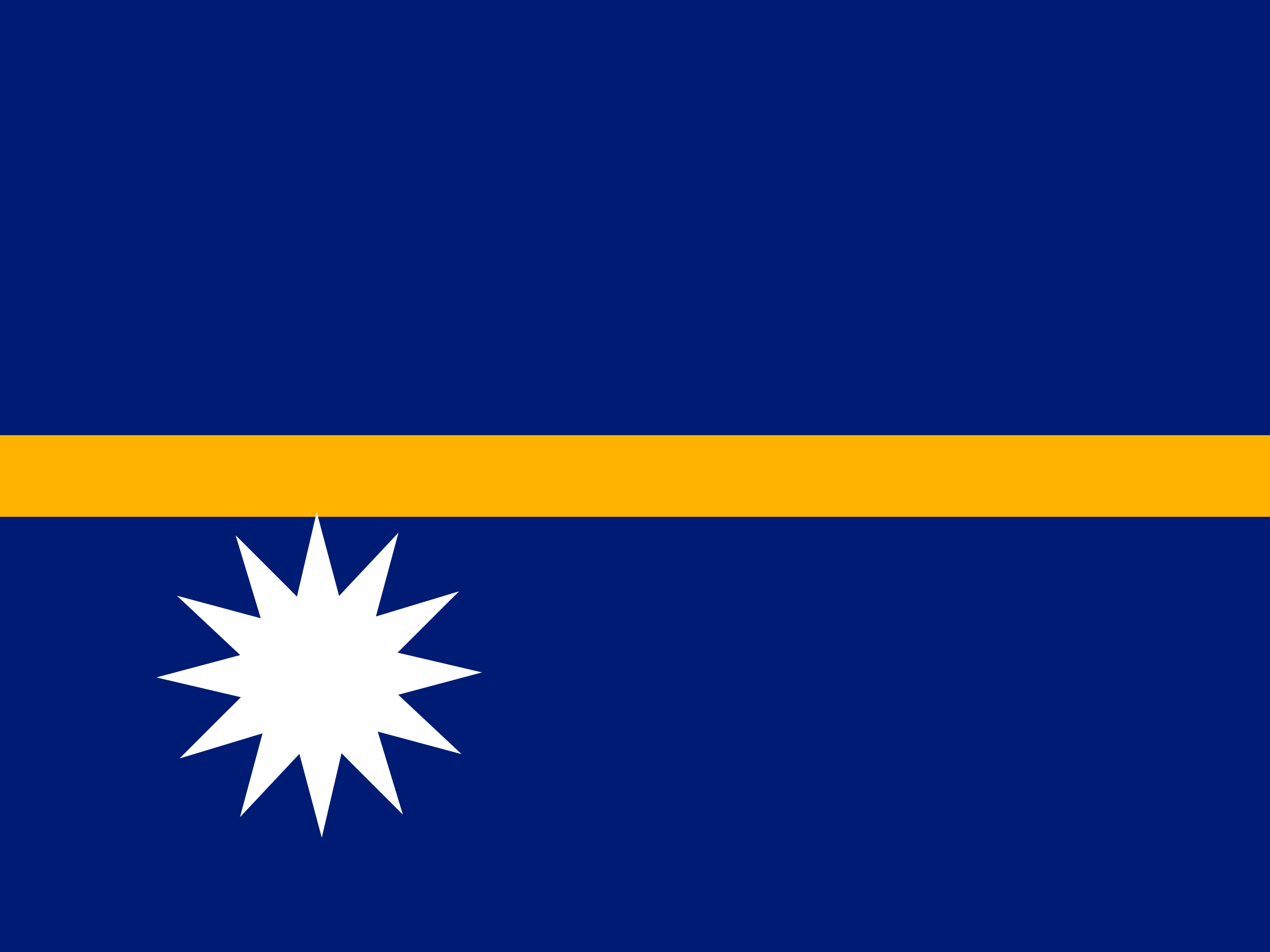 Nauru bayrağı