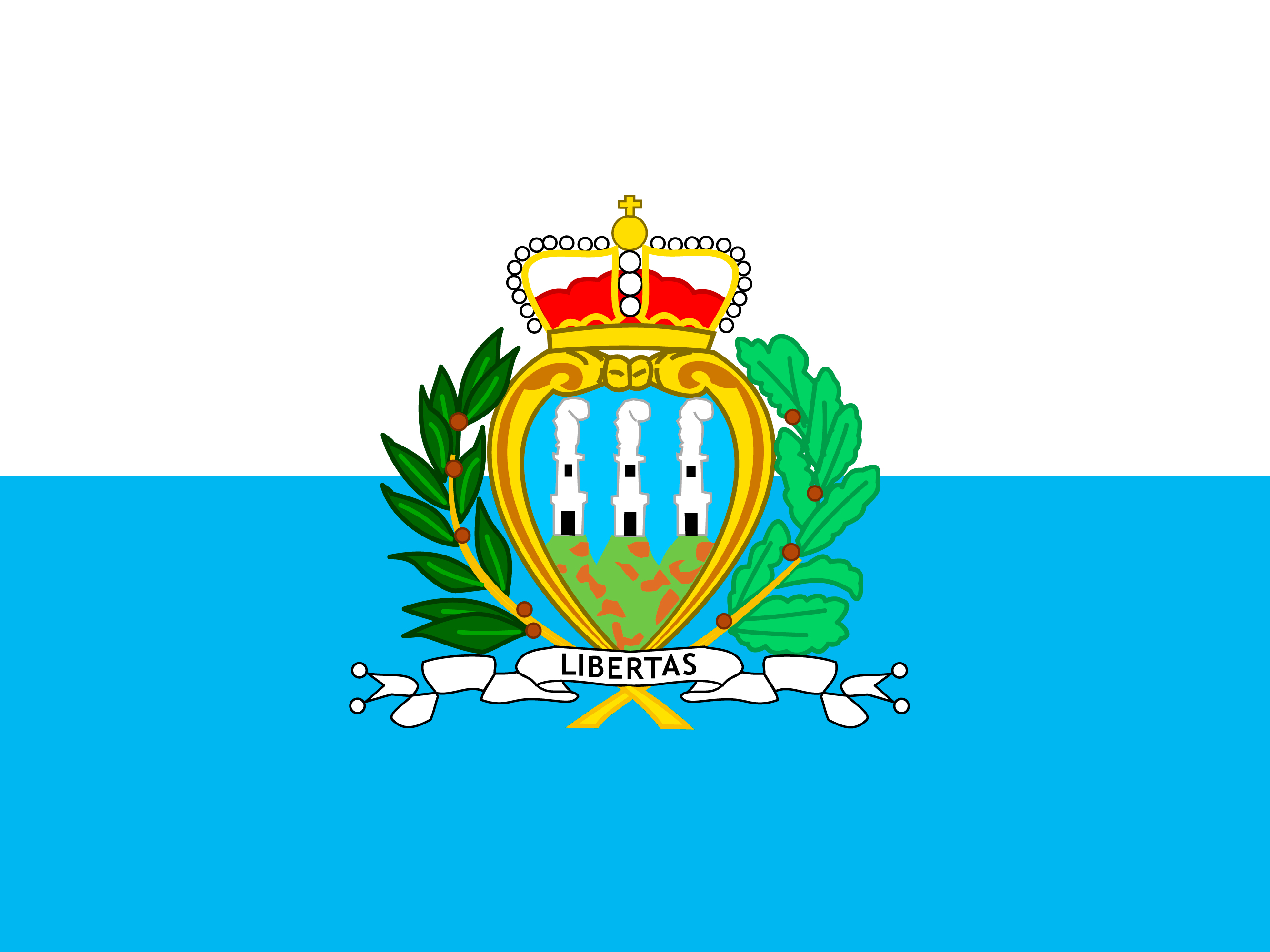 San Marino bayrağı