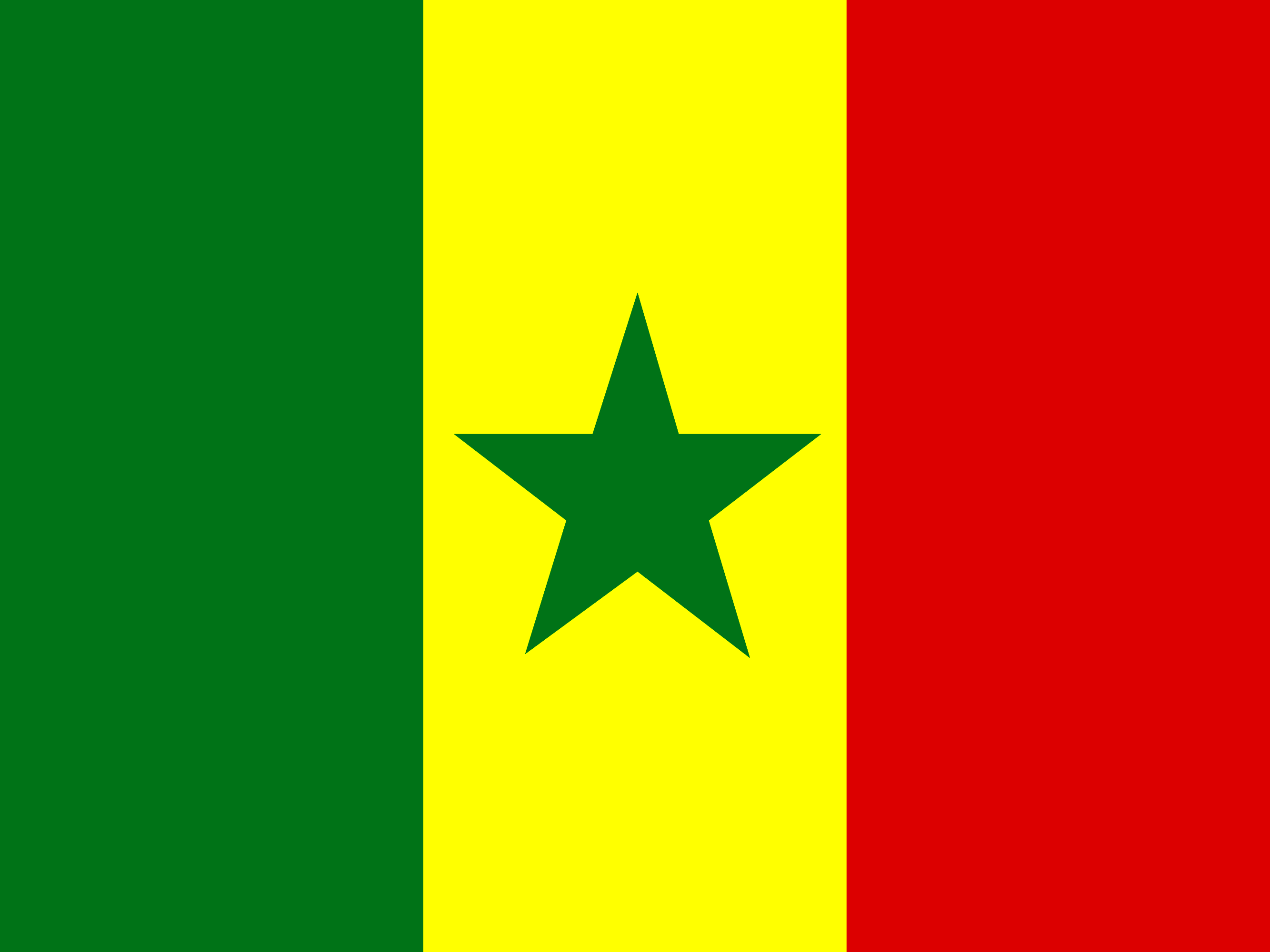 Senegal bayrağı