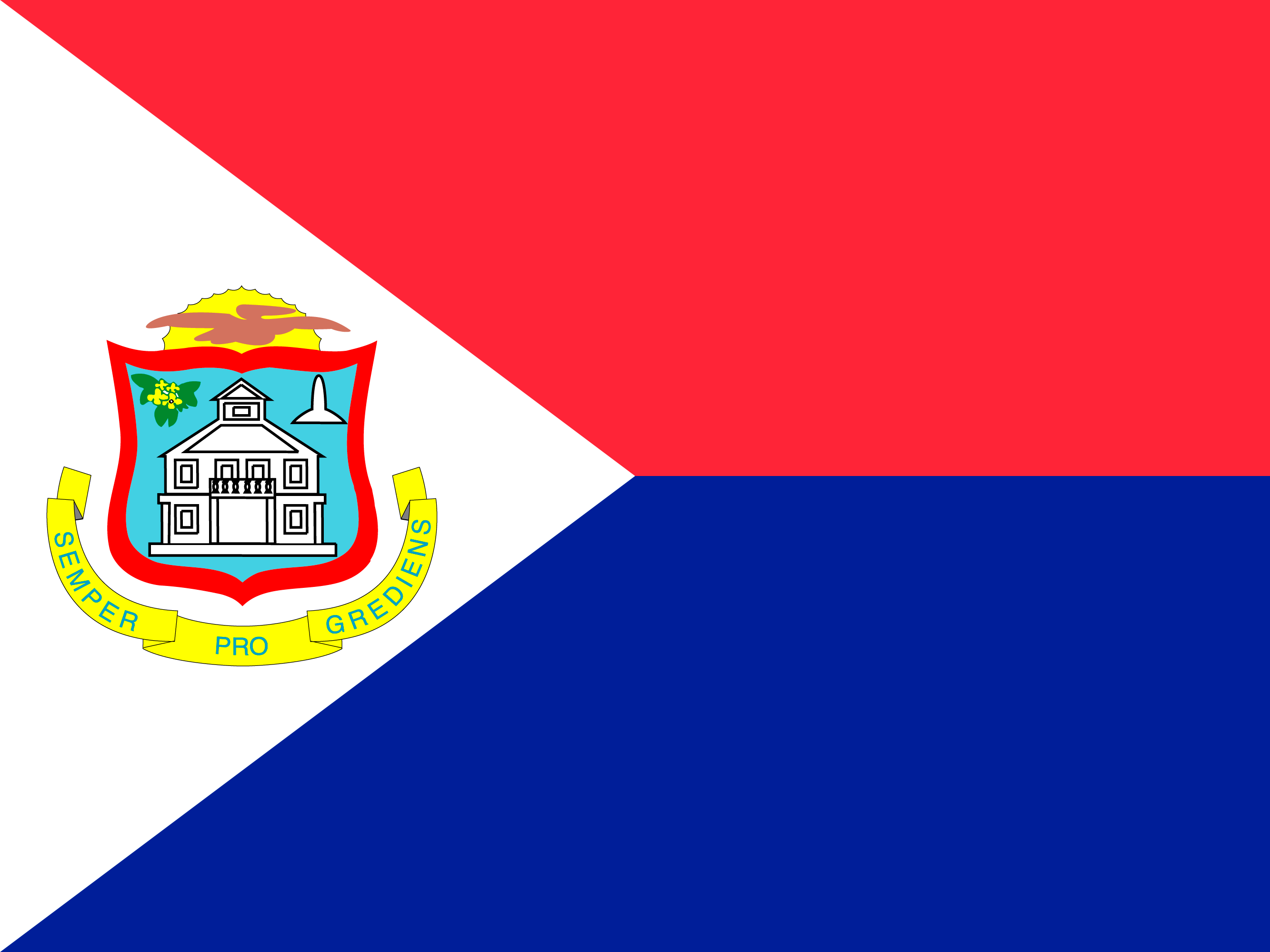Sint Maarten bayrağı