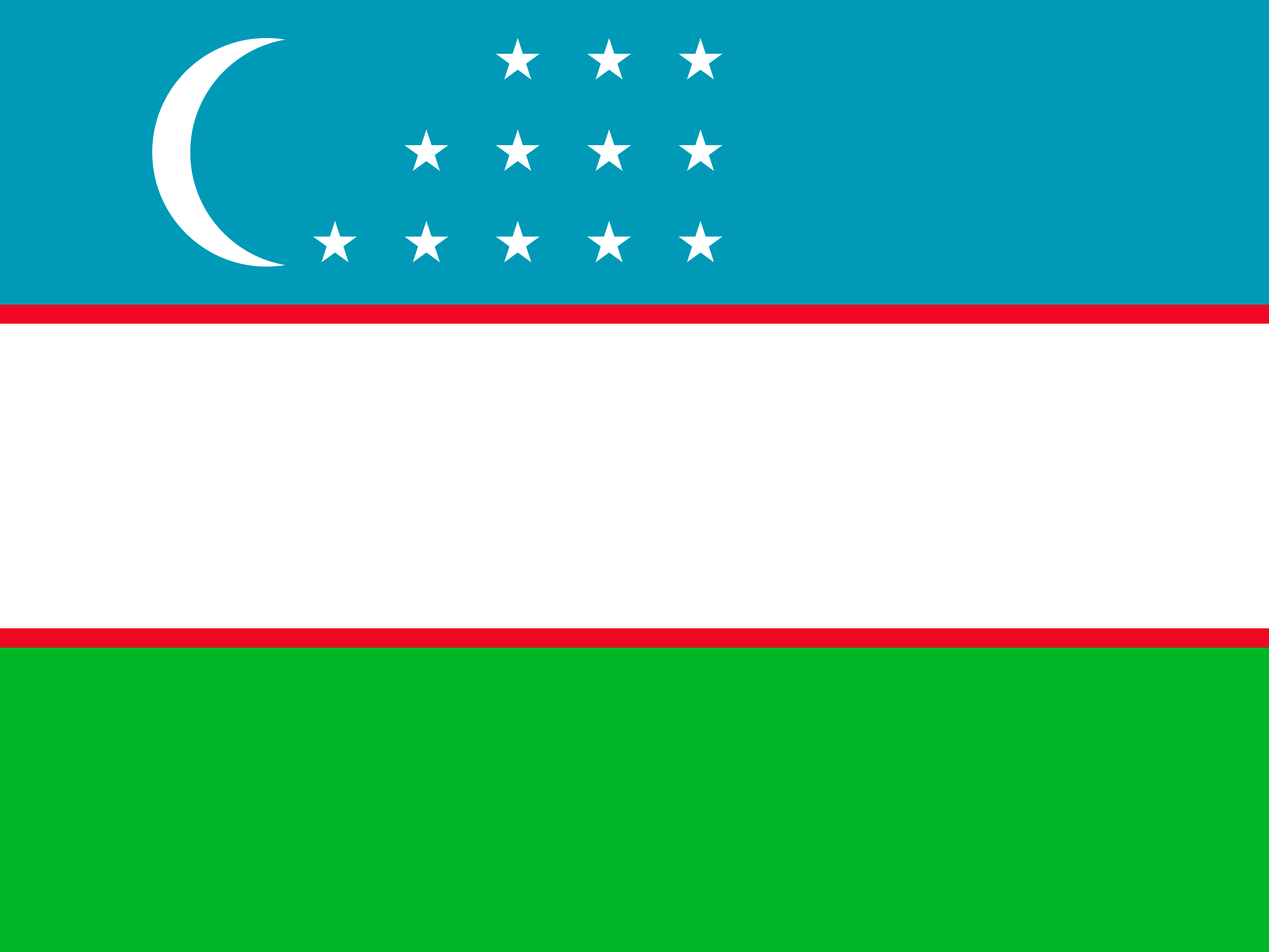 Özbekistan bayrağı
