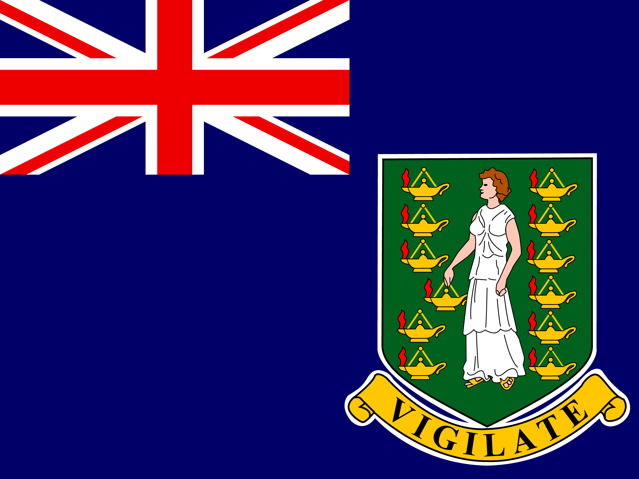 Britanya Virgin Adaları bayrağı