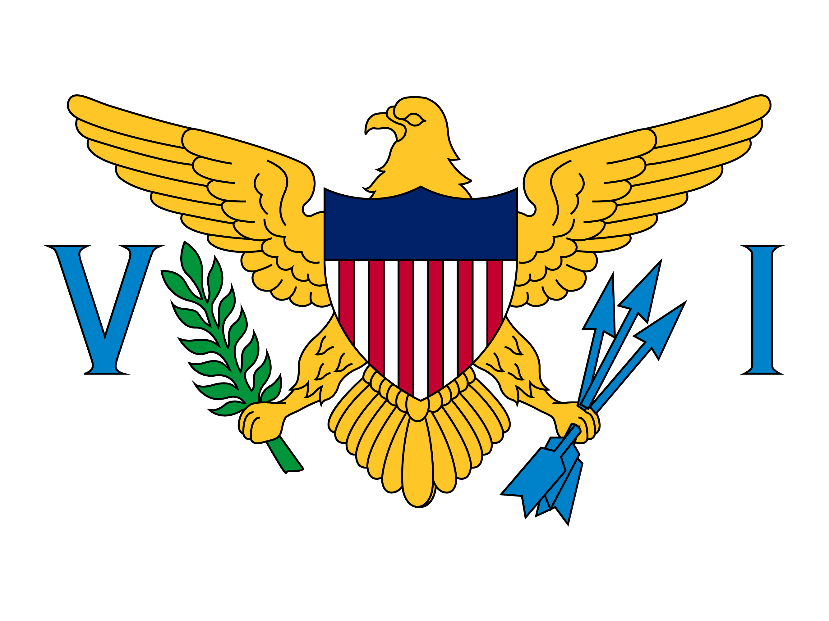 Amerika Birleşik Devletleri Virgin Adaları bayrağı