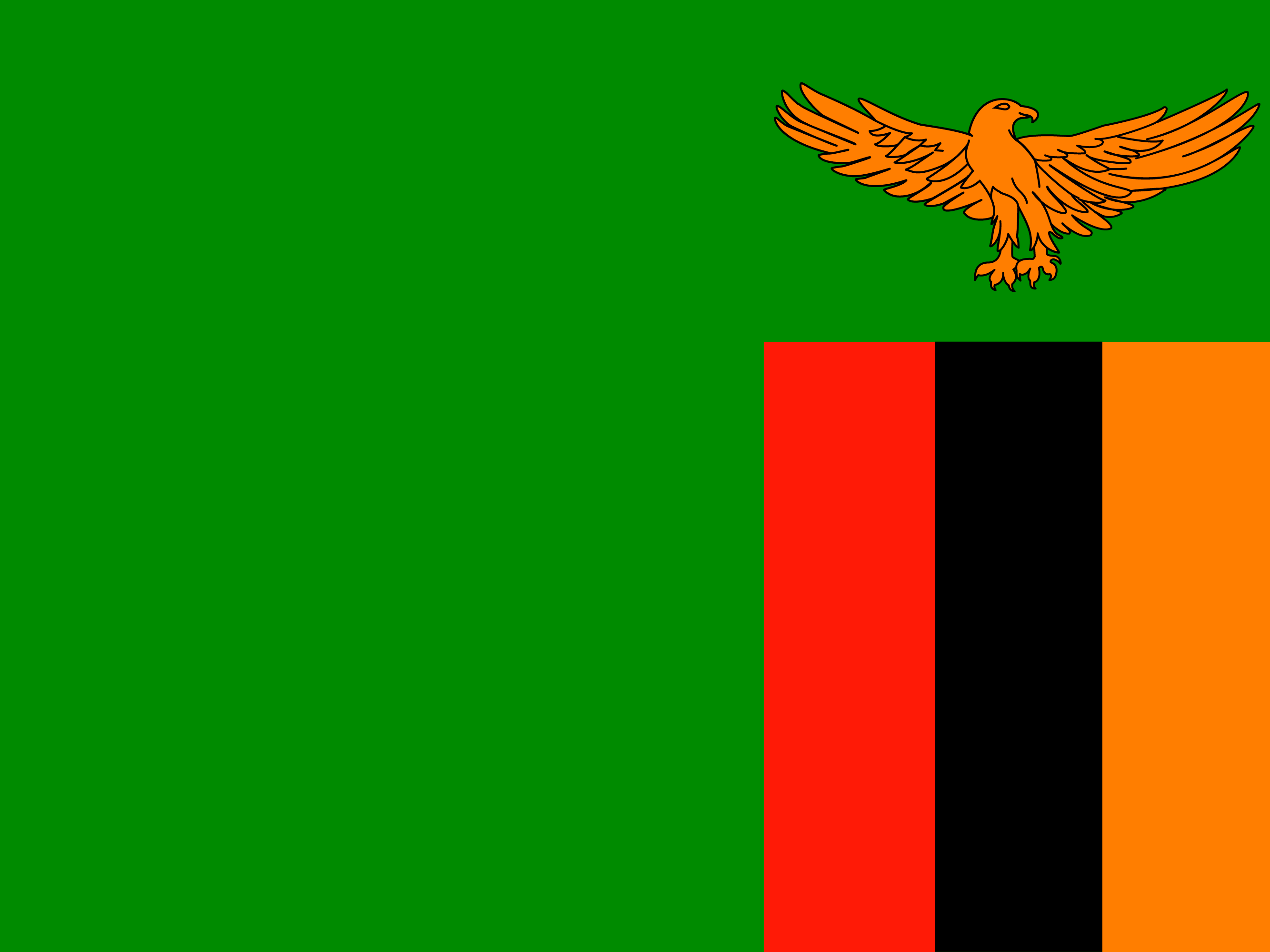 Zambiya bayrağı