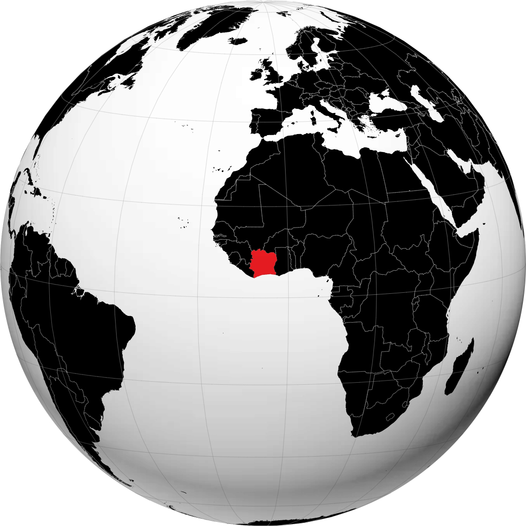 Fildişi Sahili kürede