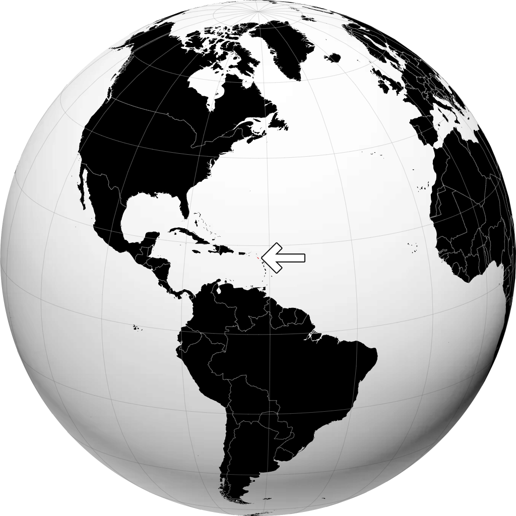 Saint Kitts ve Nevis kürede
