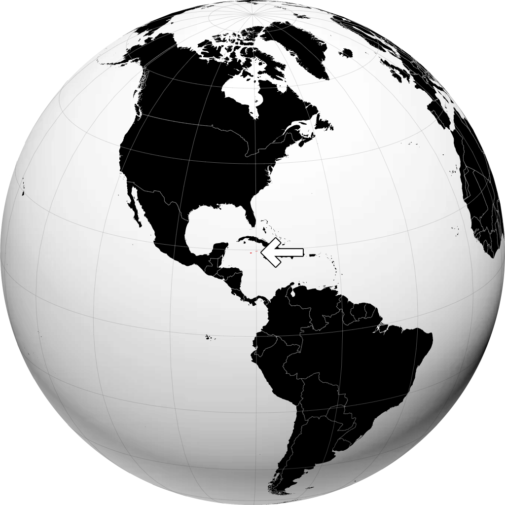 Cayman Adaları kürede