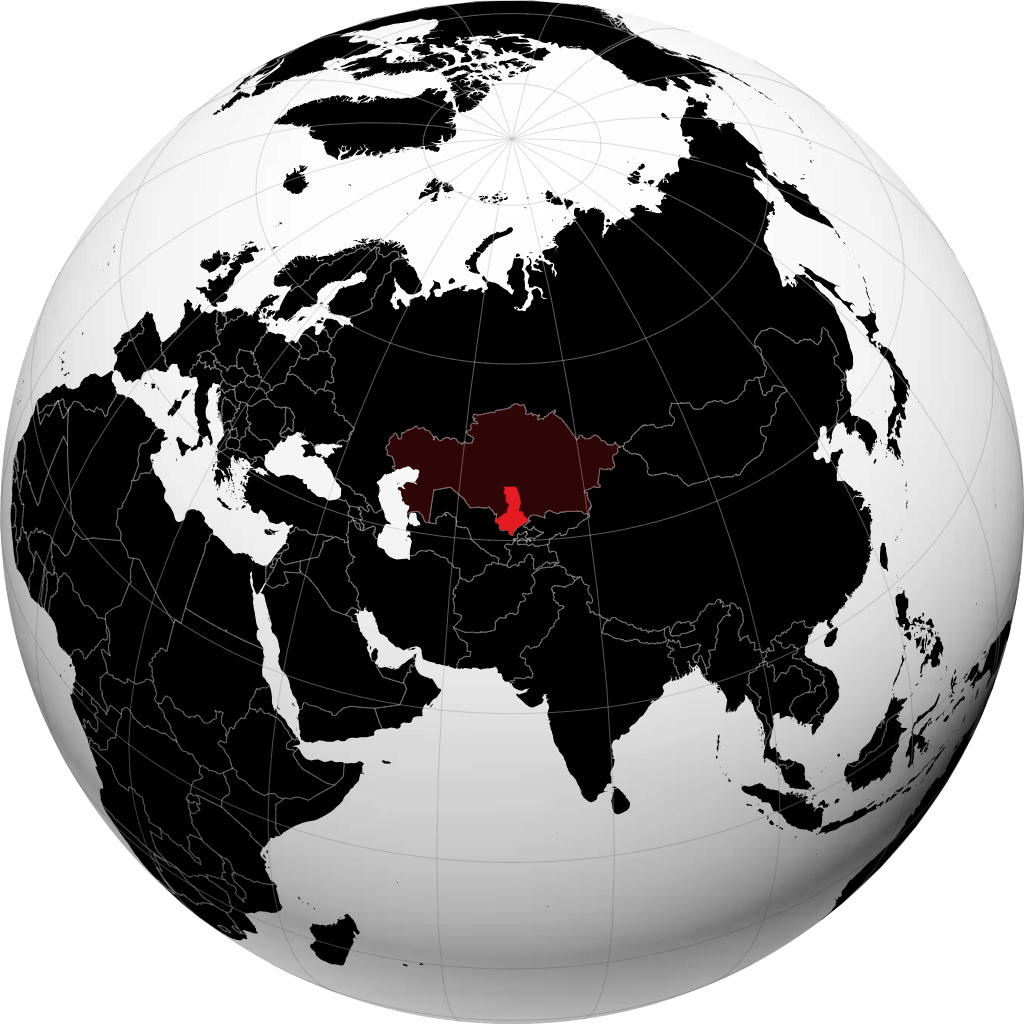 Güney Kazakistan Bölgesi kürede