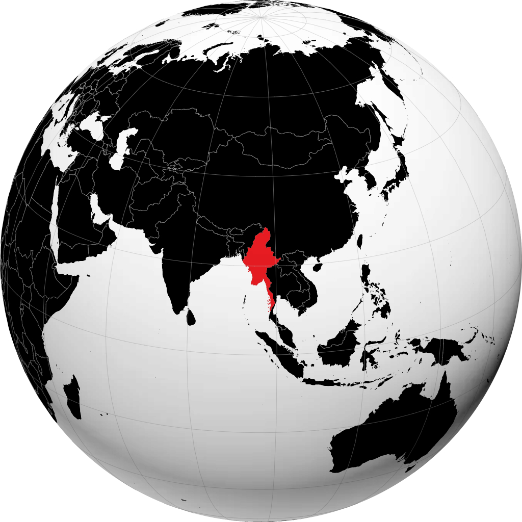 Myanmar (Burma) kürede