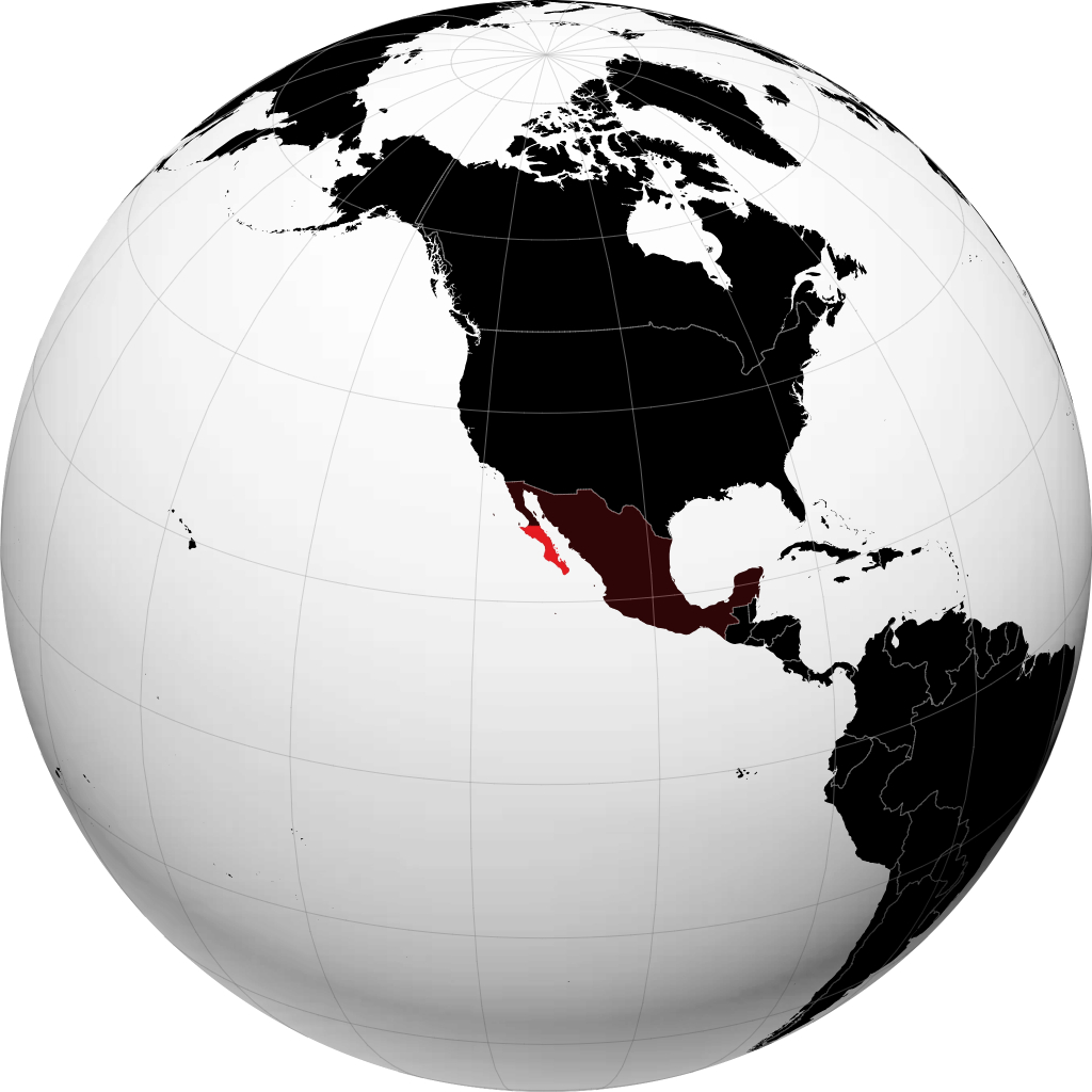 Baja California Sur Eyaleti kürede