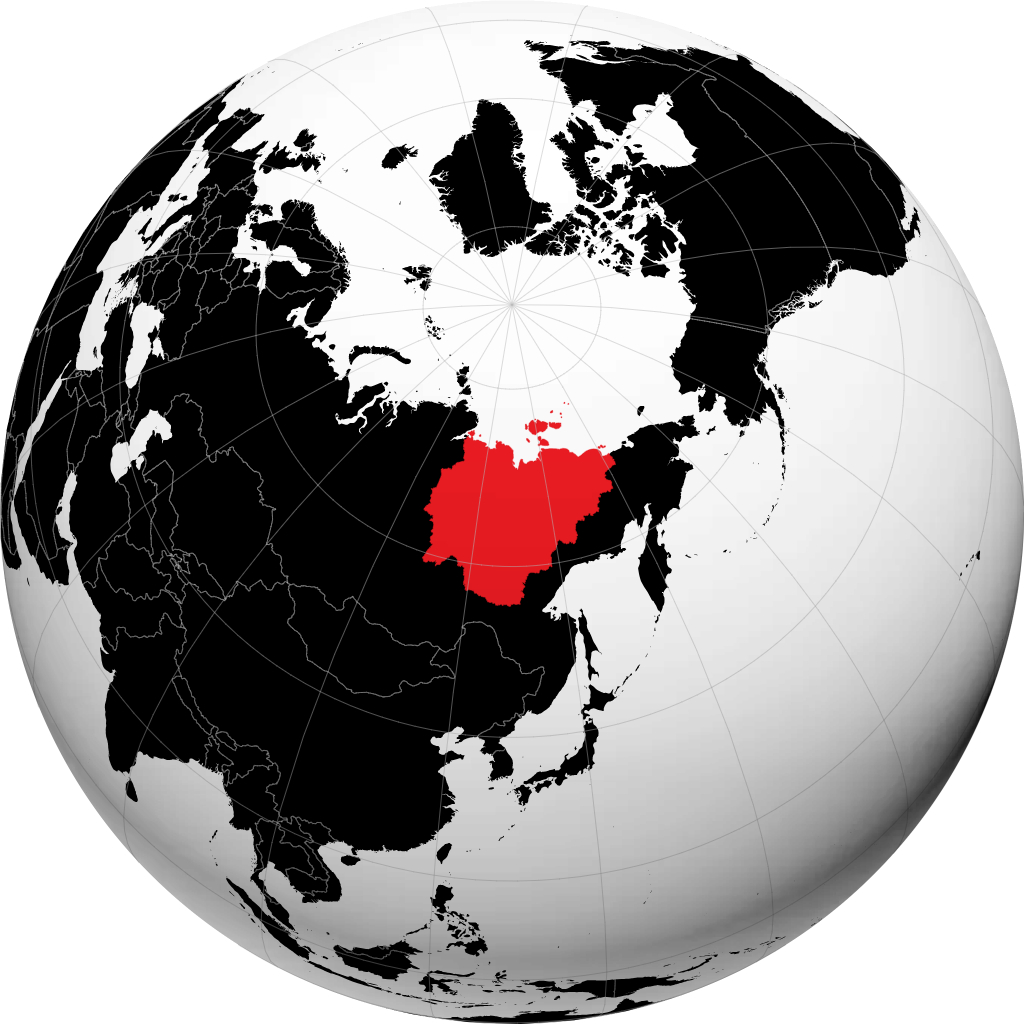 Saha (Yakutya) Cumhuriyeti kürede