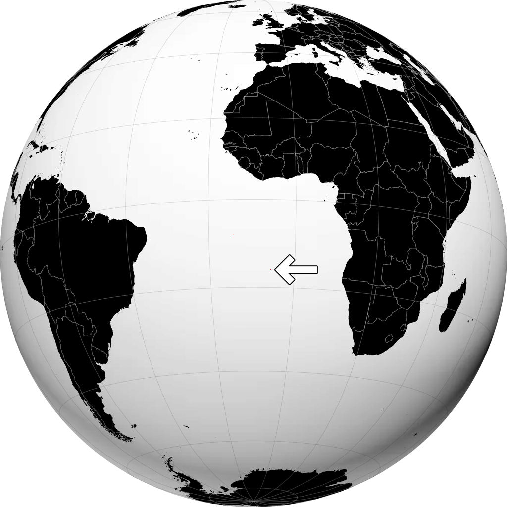 Saint Helena, Ascension ve Tristan da Cunha kürede
