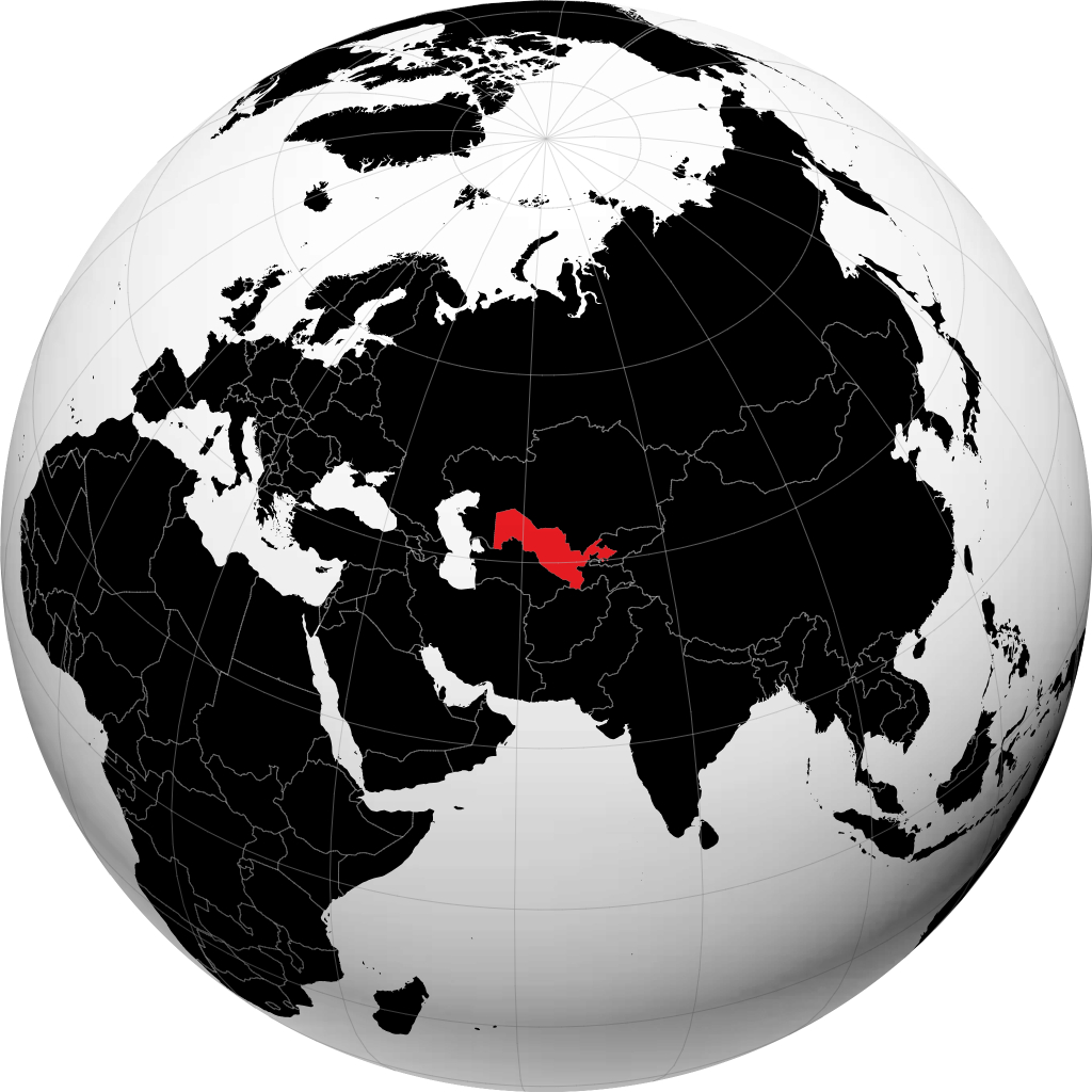Özbekistan kürede